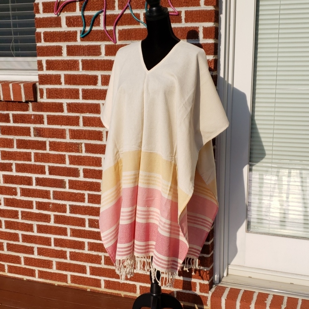 Tribe Alive Pull over/ poncho 100 % cotton